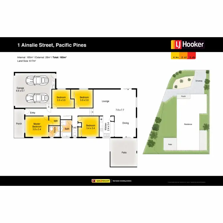 Floorplan of Homely house listing, 1 Ainslie Street, Pacific Pines QLD 4211