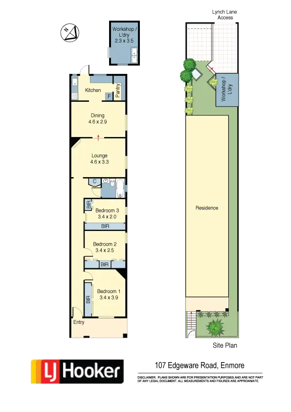 Floorplan of Homely house listing, 107 Edgeware Road, Enmore NSW 2042