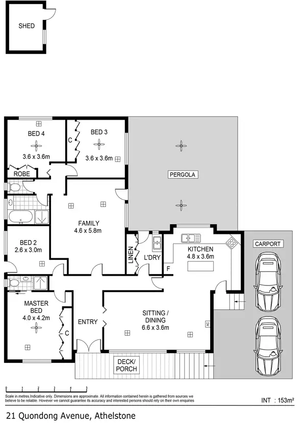 Floorplan of Homely house listing, 21 Quondong Avenue, Athelstone SA 5076