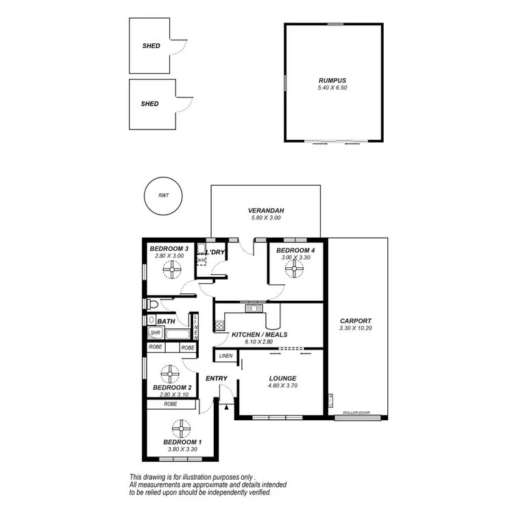 Floorplan of Homely house listing, 14 Pipers Avenue, Windsor Gardens SA 5087