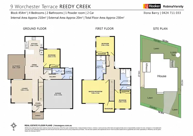 Floorplan of Homely house listing, 9 Worchester Terrace, Reedy Creek QLD 4227