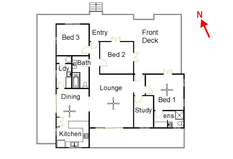 Floorplan of Homely rural property listing, 140 Hazlemount Lane, Lismore NSW 2480