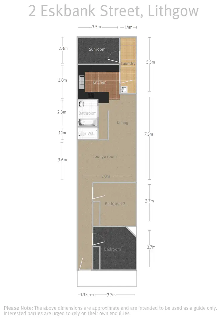 Floorplan of Homely house listing, 2 Eskbank Street, Lithgow NSW 2790
