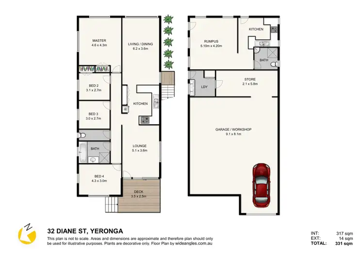 Floorplan of Homely house listing, 32 Diane Street, Yeronga QLD 4104