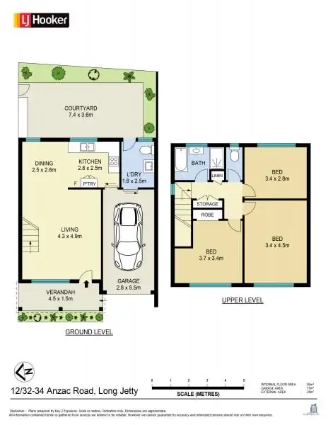 Floorplan of Homely townhouse listing, 12/32-34 Anzac Road, Long Jetty NSW 2261