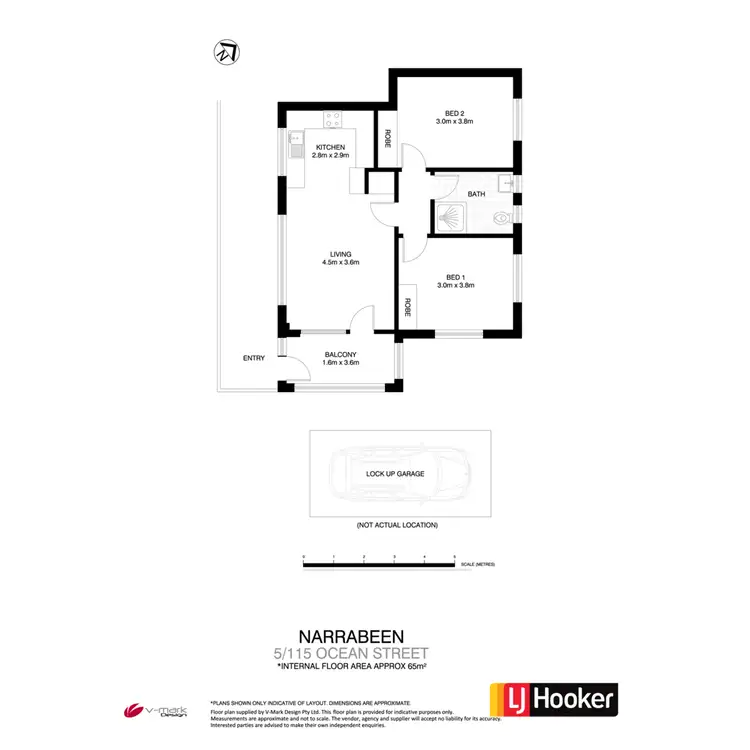 Floorplan of Homely apartment listing, 5/115 Ocean Street, Narrabeen NSW 2101