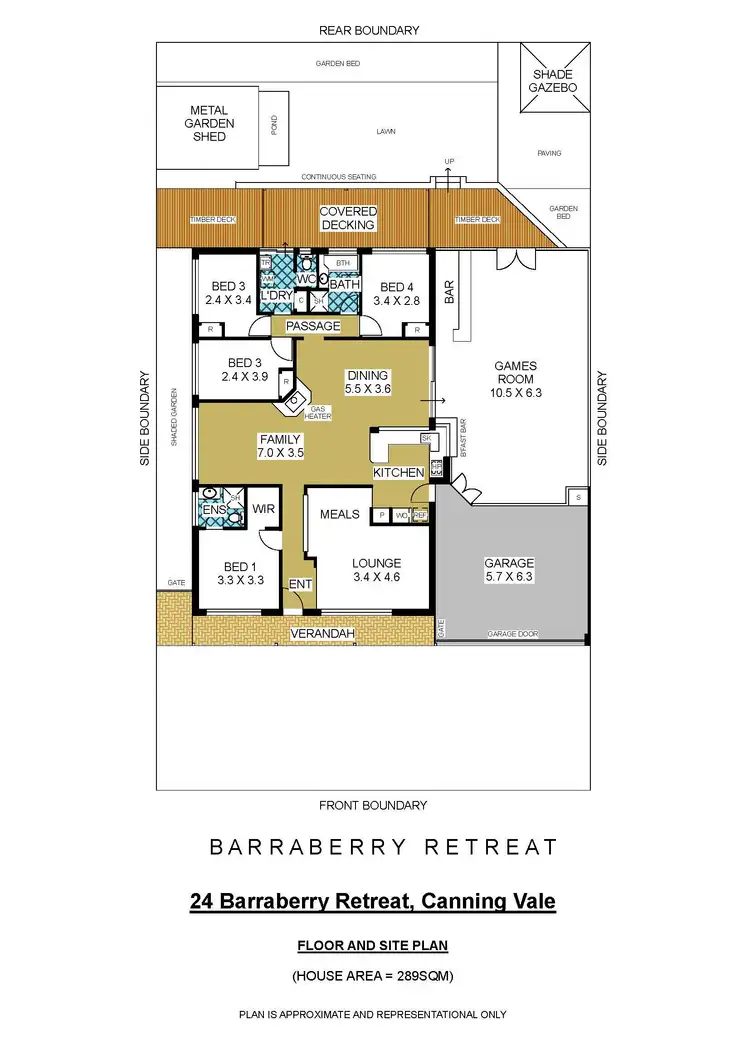 Floorplan of Homely house listing, 24 Barraberry Retreat, Canning Vale WA 6155