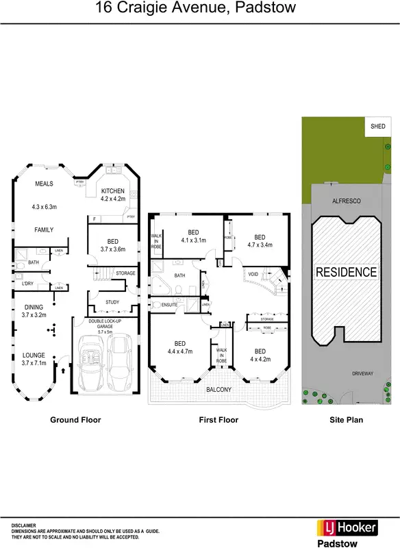 Floorplan of Homely house listing, 16 Craigie Avenue, Padstow NSW 2211