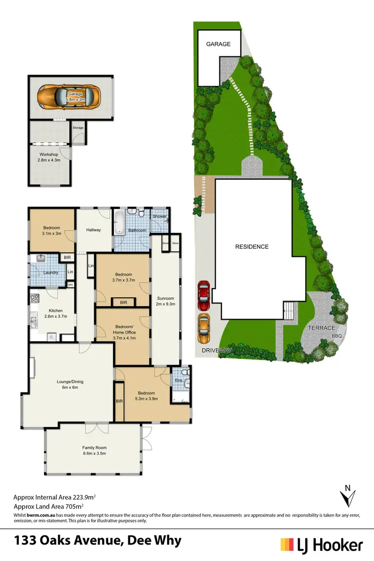 Floorplan of Homely house listing, 133 Oaks Avenue, Dee Why NSW 2099