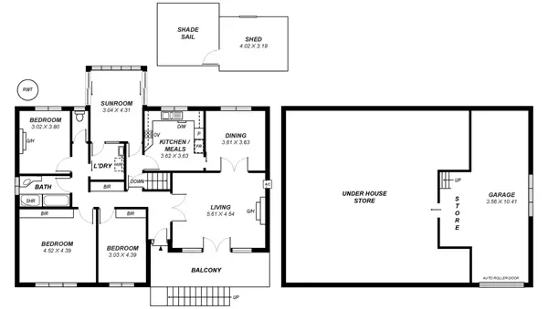 Floorplan of Homely house listing, 15 Bellevue Drive, Beaumont SA 5066