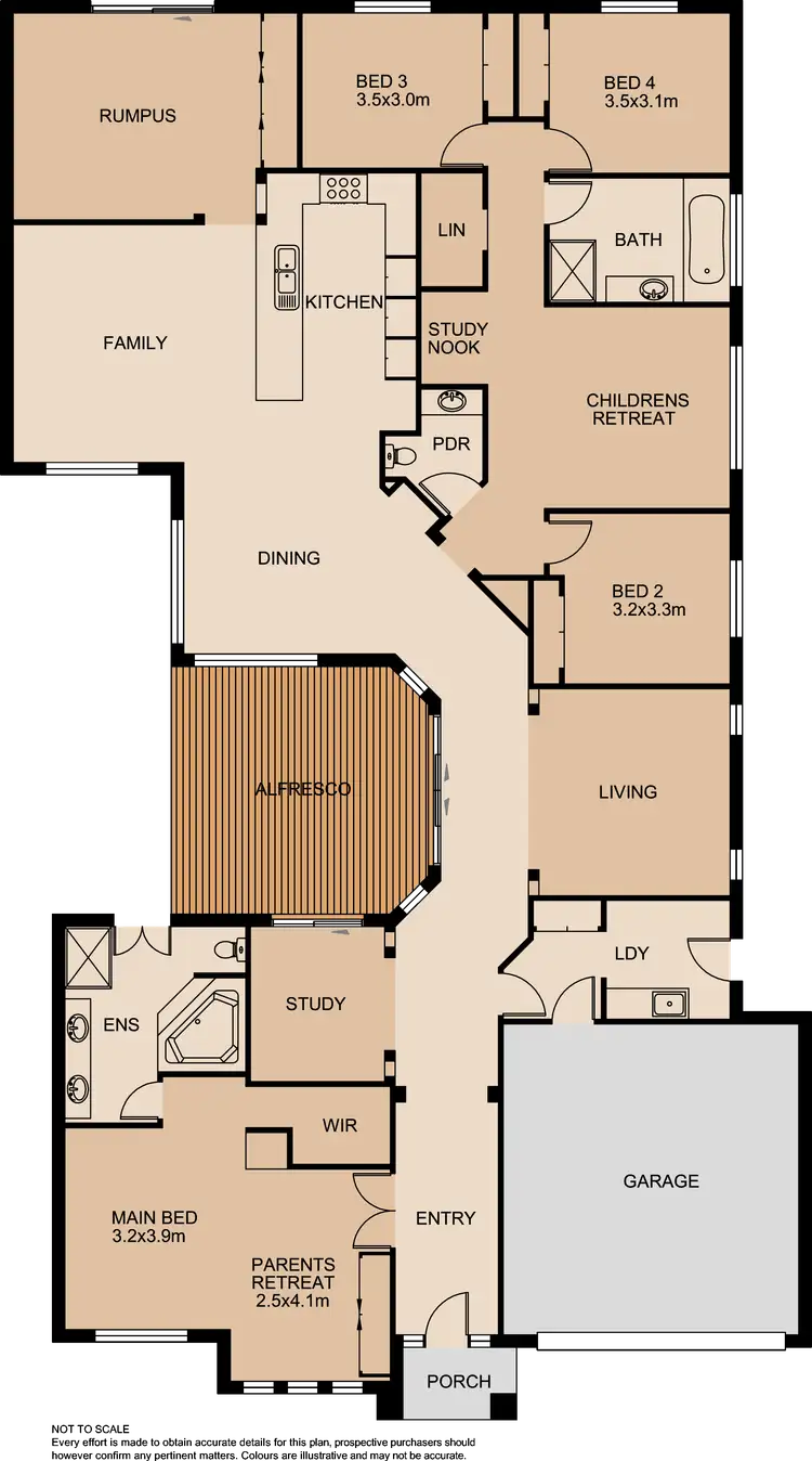 Floorplan of Homely house listing, 18 Meg Way, Berwick VIC 3806