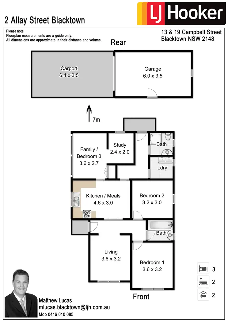 Floorplan of Homely house listing, 2 Allay Street, Blacktown NSW 2148