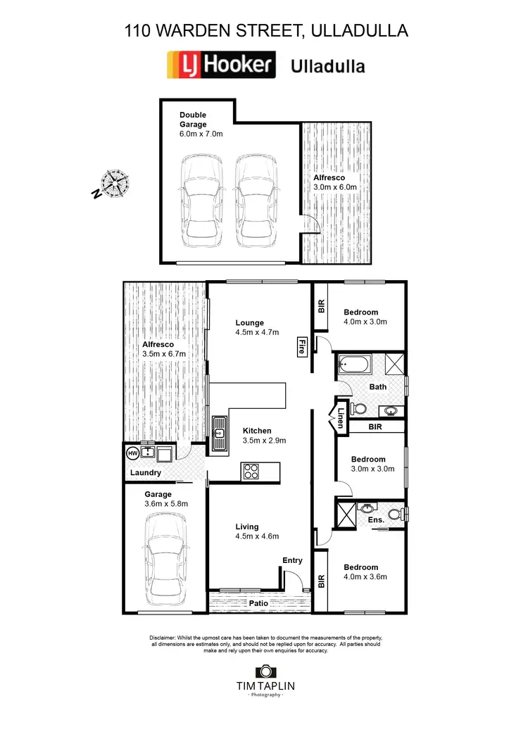 Floorplan of Homely house listing, 110 Warden Street, Ulladulla NSW 2539