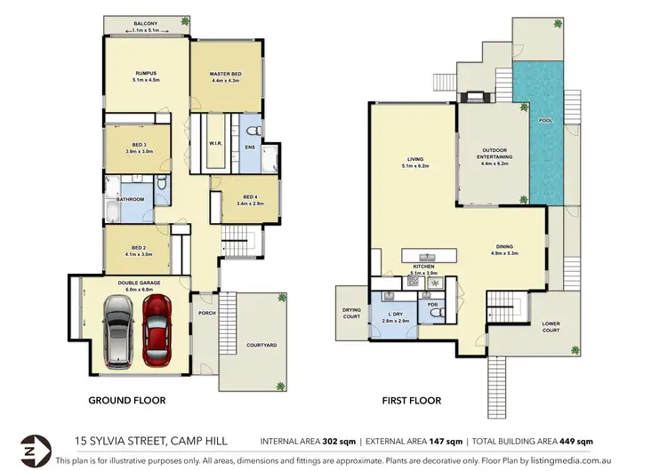 Floorplan of Homely house listing, 15 Sylvia Street, Camp Hill QLD 4152