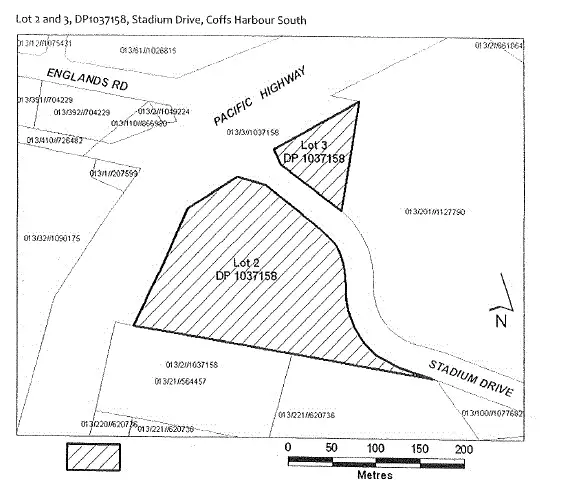 Floorplan of Homely land listing, Lot 3 Stadium Drive, Coffs Harbour NSW 2450