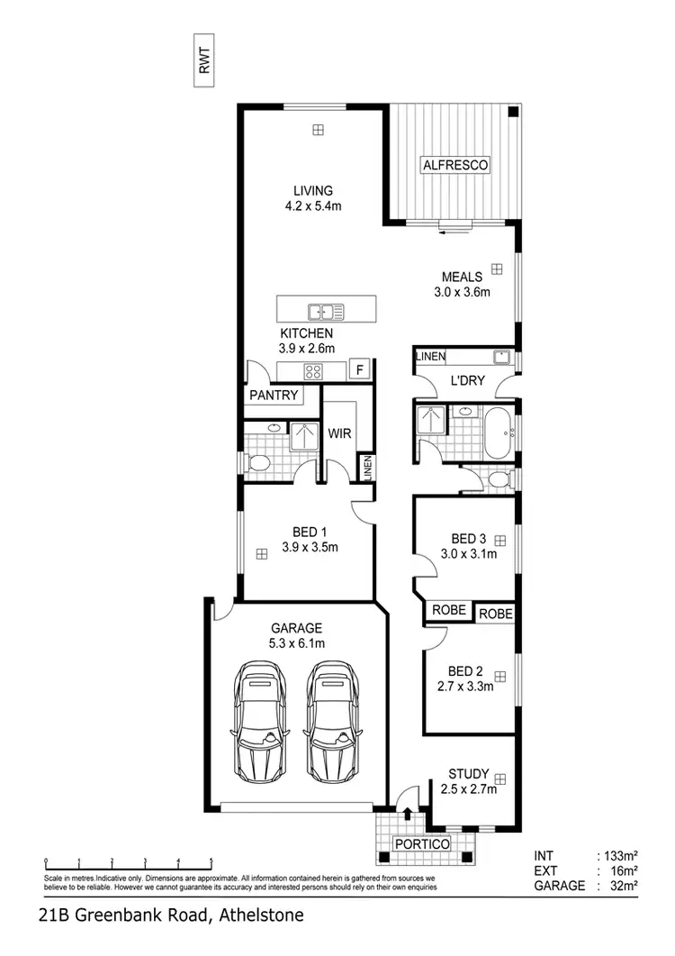 Floorplan of Homely house listing, 21B Greenbank Road, Athelstone SA 5076