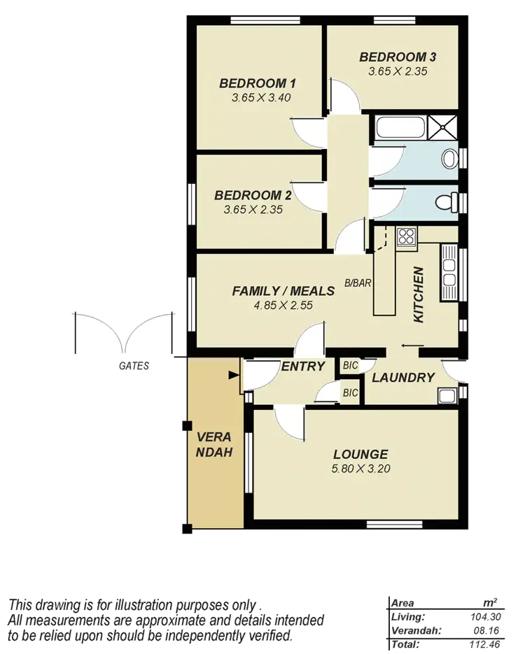 Floorplan of Homely house listing, 19 Chartwell Crescent, Paralowie SA 5108