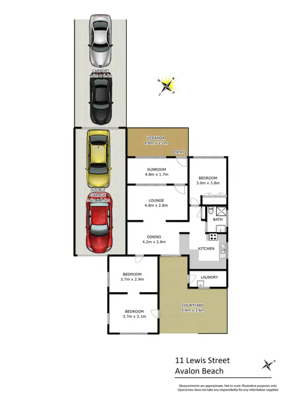 Floorplan of Homely house listing, 11 Lewis Street, Avalon Beach NSW 2107
