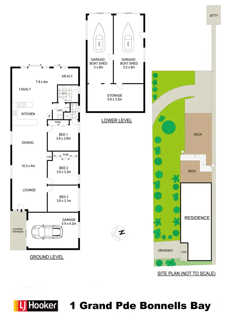 Floorplan of Homely house listing, 1 Grand Parade, Bonnells Bay NSW 2264