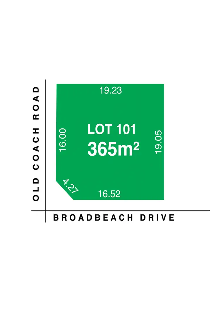 Floorplan of Homely land listing, 48 Broadbeach Road, Maslin Beach SA 5170