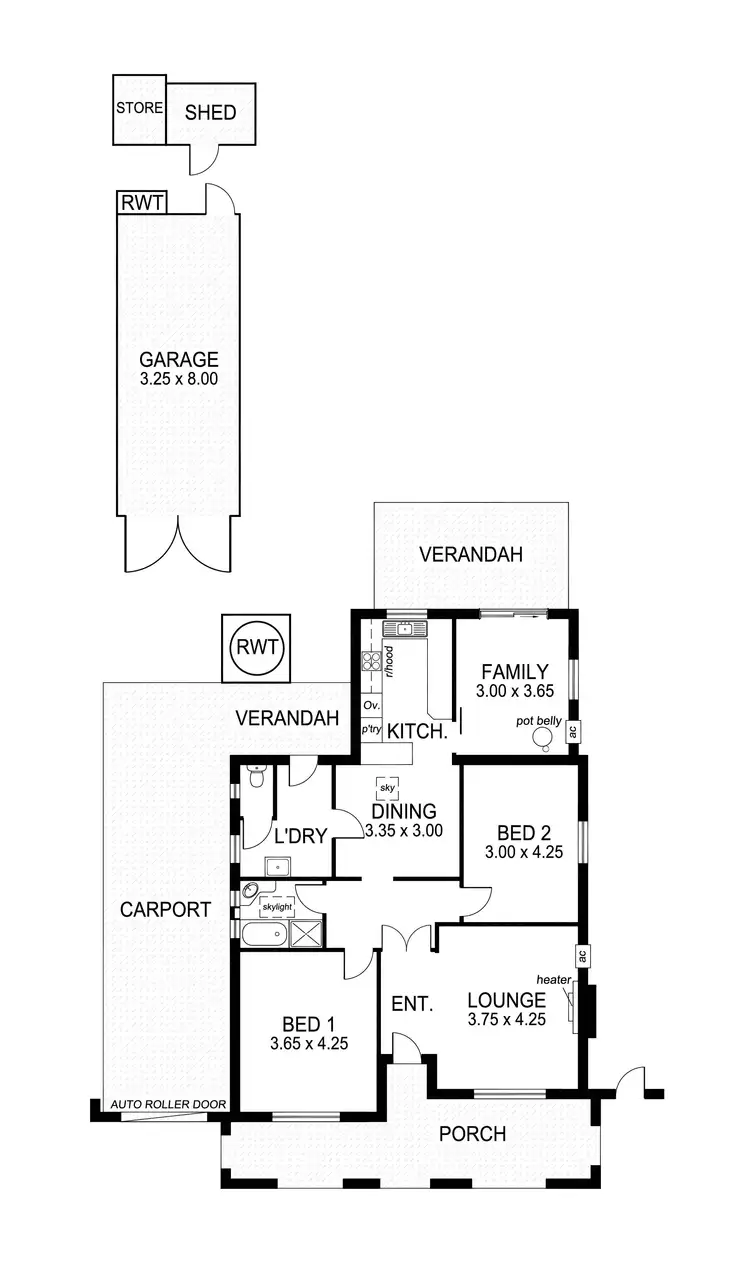 Floorplan of Homely house listing, 81 Ayers Avenue, Daw Park SA 5041