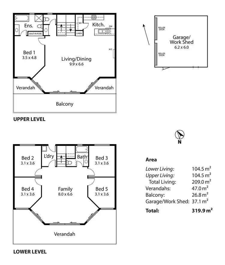 Floorplan of Homely house listing, 51 Island View Drive, Clayton SA 5256