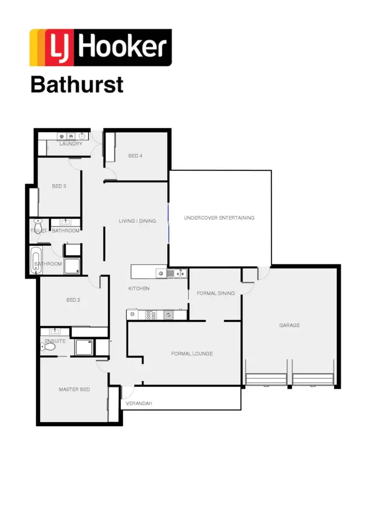 Floorplan of Homely house listing, 10 Barker Circuit, Kelso NSW 2795