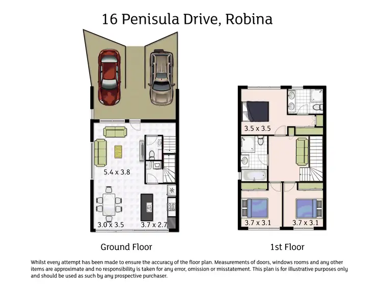 Floorplan of Homely house listing, 16 Peninsula Drive, Robina QLD 4226