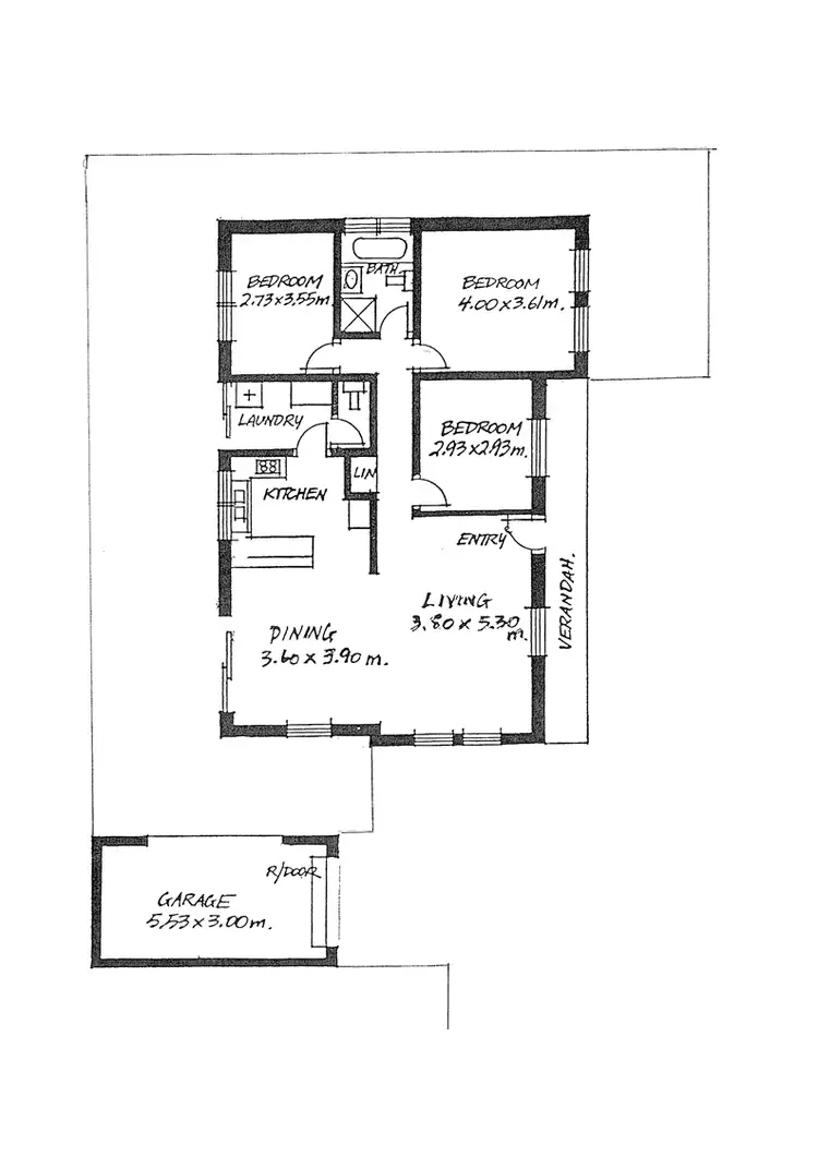 Floorplan of Homely house listing, 2/14 Shirley Avenue, Felixstow SA 5070