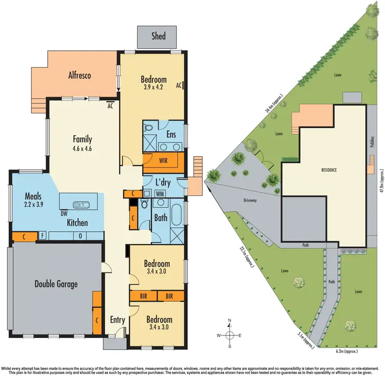 Floorplan of Homely house listing, 8 Brando Court, Endeavour Hills VIC 3802