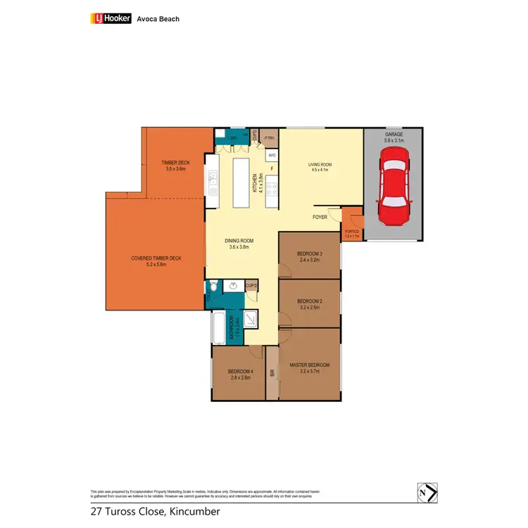 Floorplan of Homely house listing, 27 Tuross Close, Kincumber NSW 2251