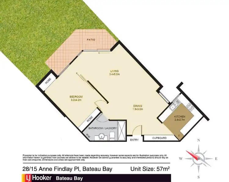 Floorplan of Homely unit listing, 28/15 Anne Findlay Place, Bateau Bay NSW 2261