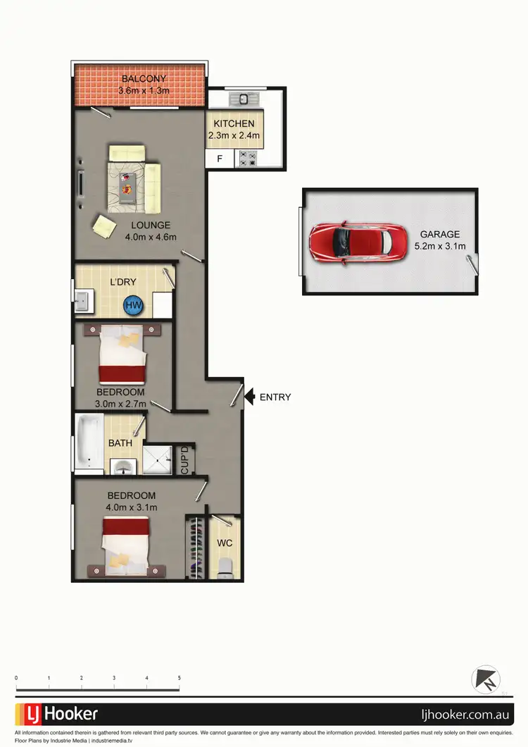 Floorplan of Homely unit listing, 8/19-21 Moani Avenue, Gymea NSW 2227