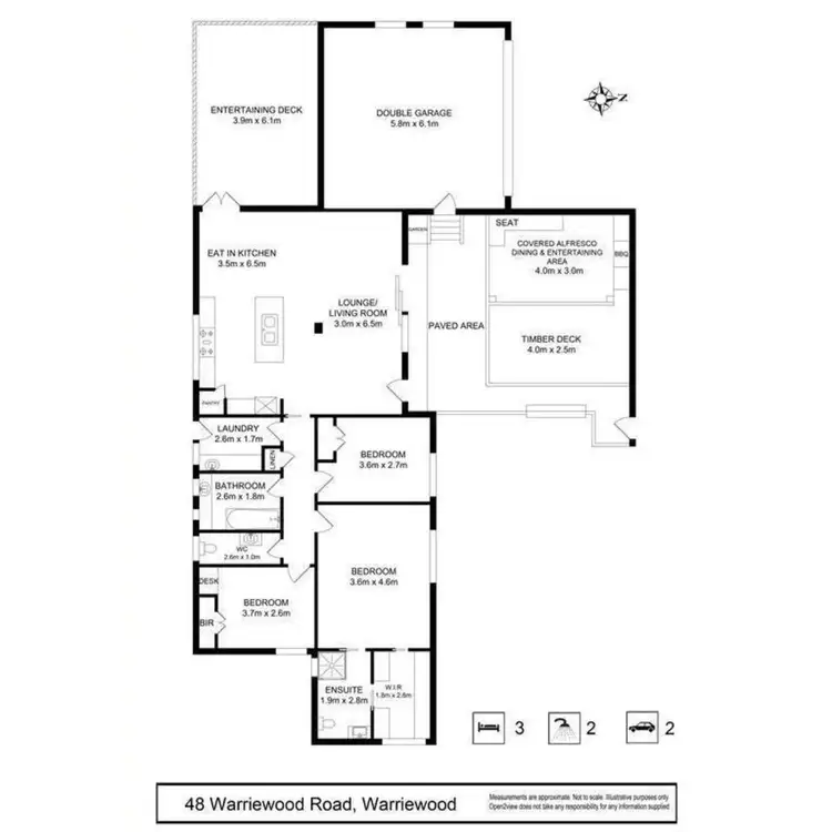 Floorplan of Homely house listing, 48 Warriewood Road, Warriewood NSW 2102