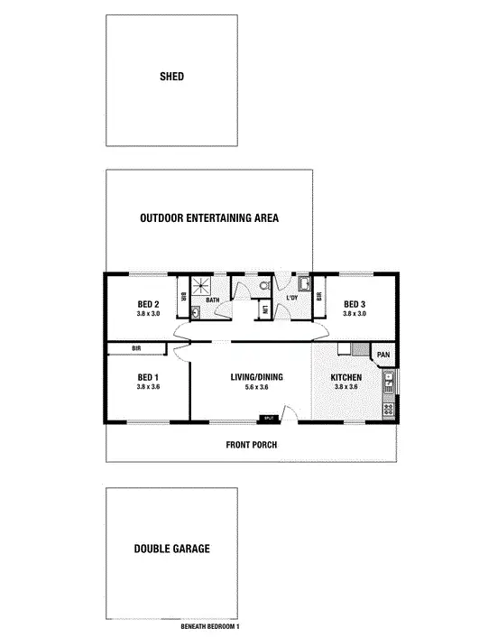 Floorplan of Homely house listing, 13 Poltong Cres, Encounter Bay SA 5211