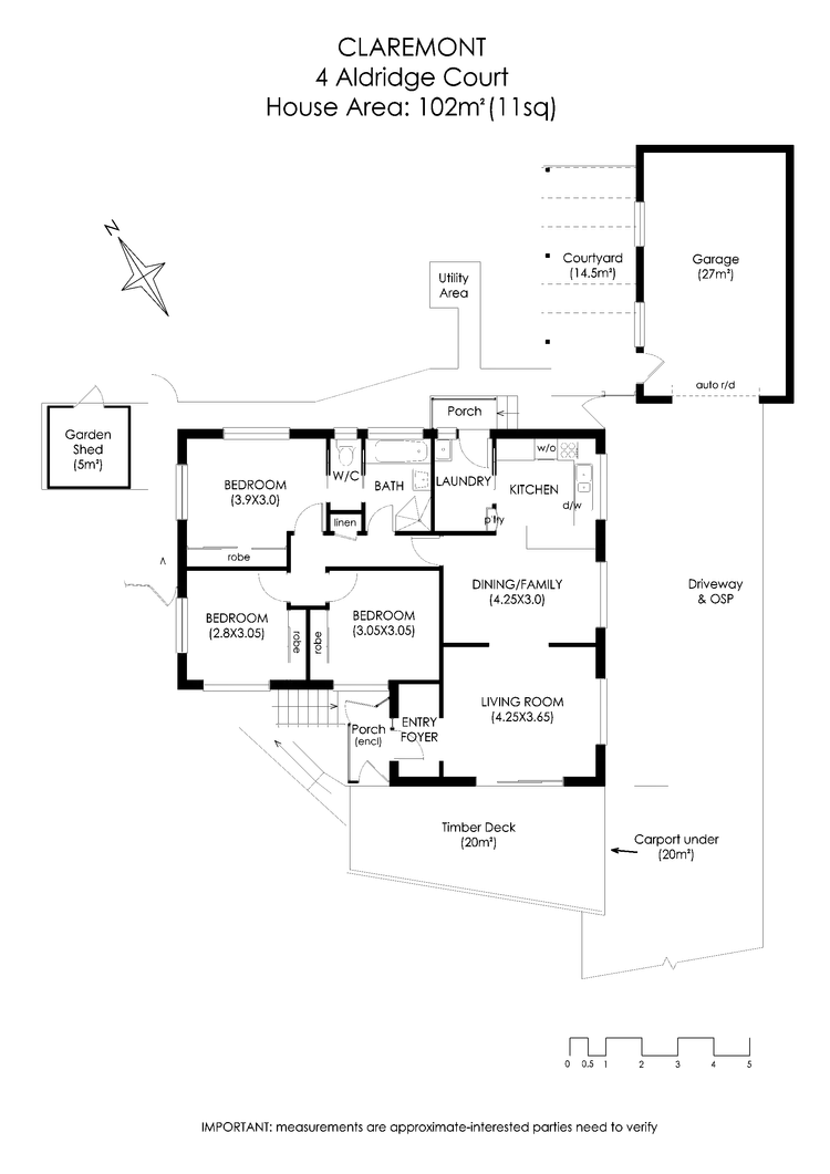 Floorplan of Homely house listing, 4 Aldridge Court, Claremont TAS 7011