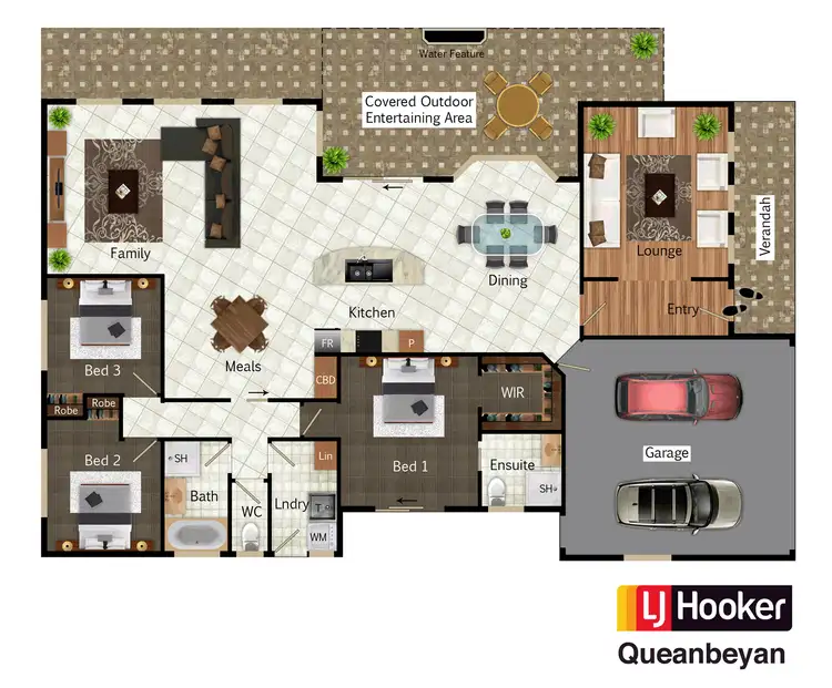 Floorplan of Homely house listing, 57 Bluestone Gardens, Jerrabomberra NSW 2619