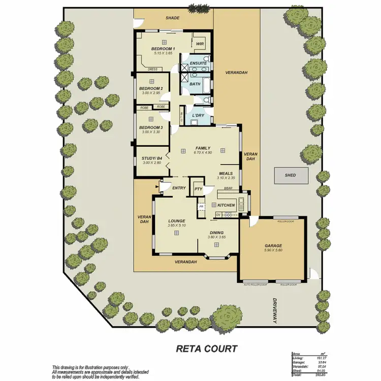 Floorplan of Homely house listing, 5 Reta Court, Golden Grove SA 5125