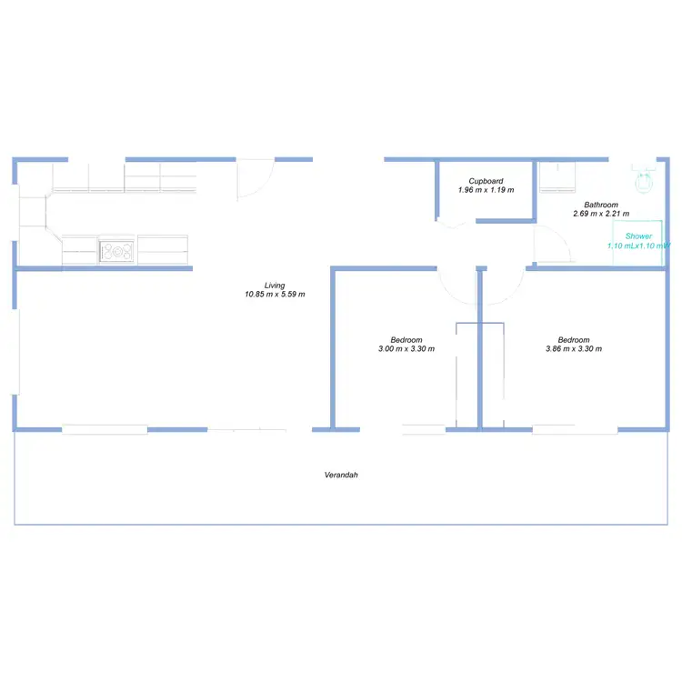 Floorplan of Homely house listing, 195 Balgal Beach Road, Balgal Beach QLD 4816