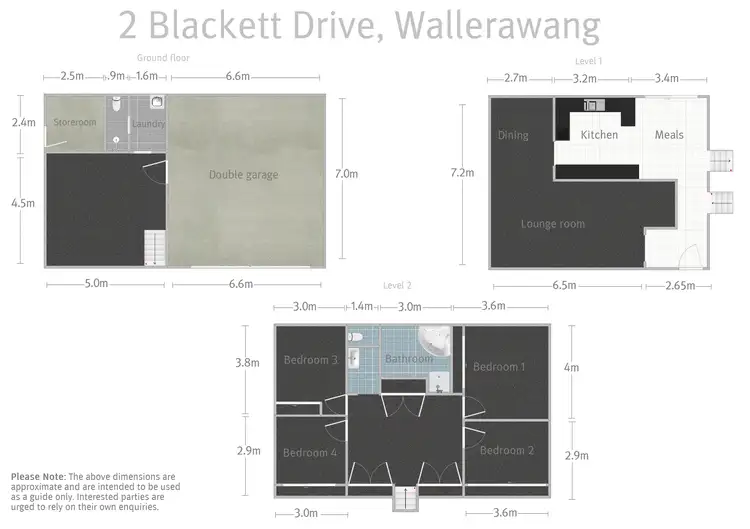 Floorplan of Homely house listing, 2 Blackett Drive, Wallerawang NSW 2845