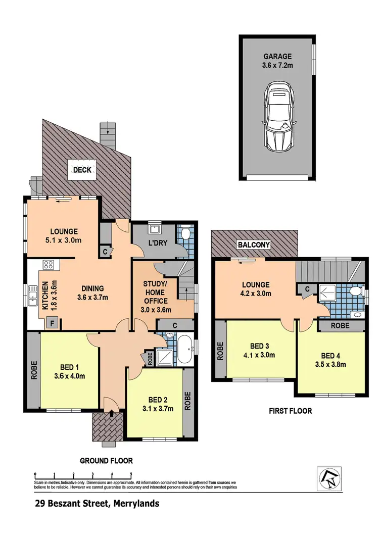 Floorplan of Homely house listing, 29 Beszant Street, Merrylands NSW 2160