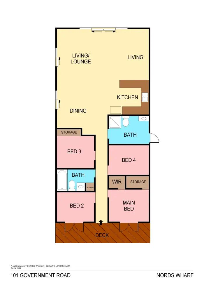 Floorplan of Homely house listing, 101 Government Road, Nords Wharf NSW 2281