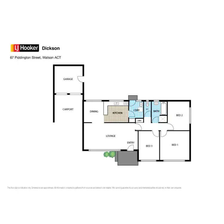 Floorplan of Homely house listing, 67 Piddington Street, Watson ACT 2602