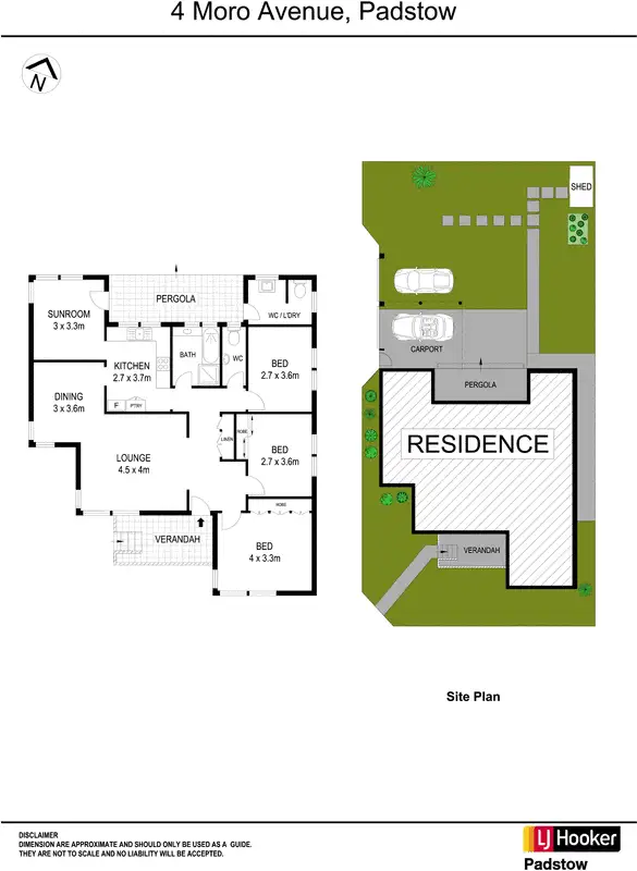 Floorplan of Homely house listing, 4 Moro Avenue, Padstow NSW 2211