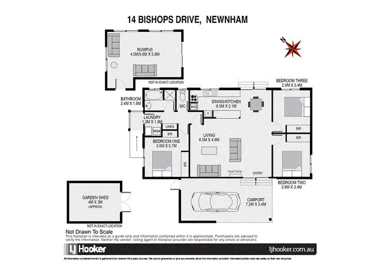 Floorplan of Homely house listing, 14 Bishops Drive, Newnham TAS 7248