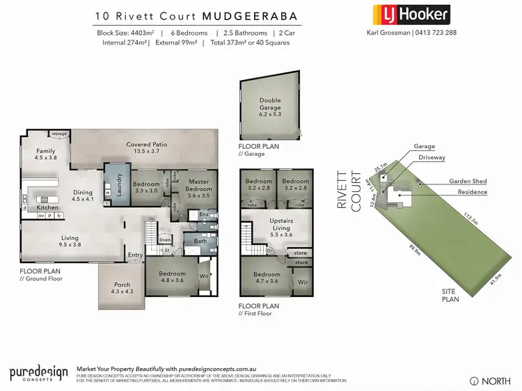 Floorplan of Homely house listing, 10 Rivett Court, Mudgeeraba QLD 4213