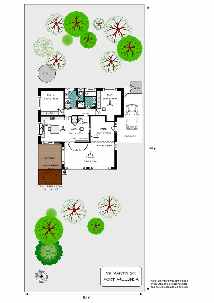 Floorplan of Homely house listing, 33 Martin Street, Port Willunga SA 5173