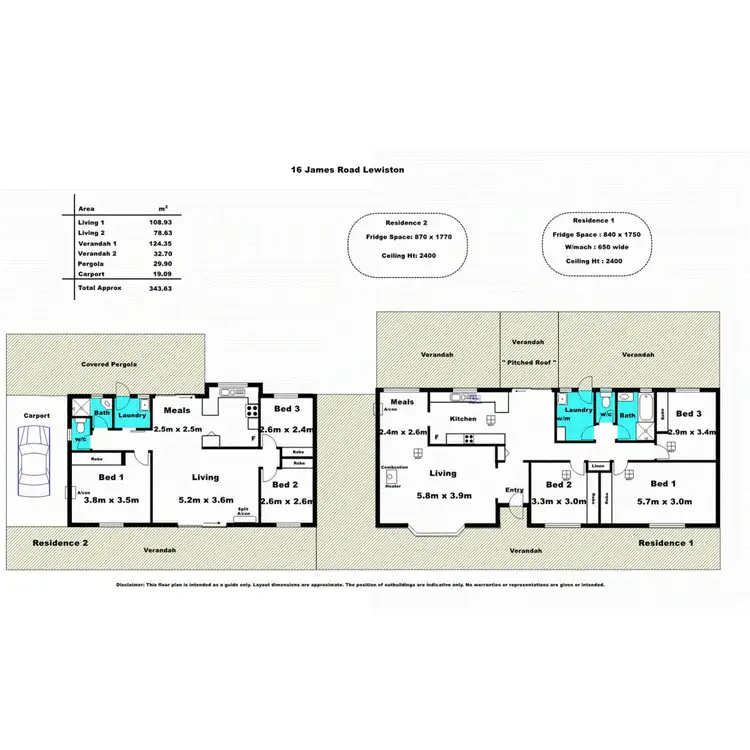 Floorplan of Homely house listing, 16 James Road, Lewiston SA 5501