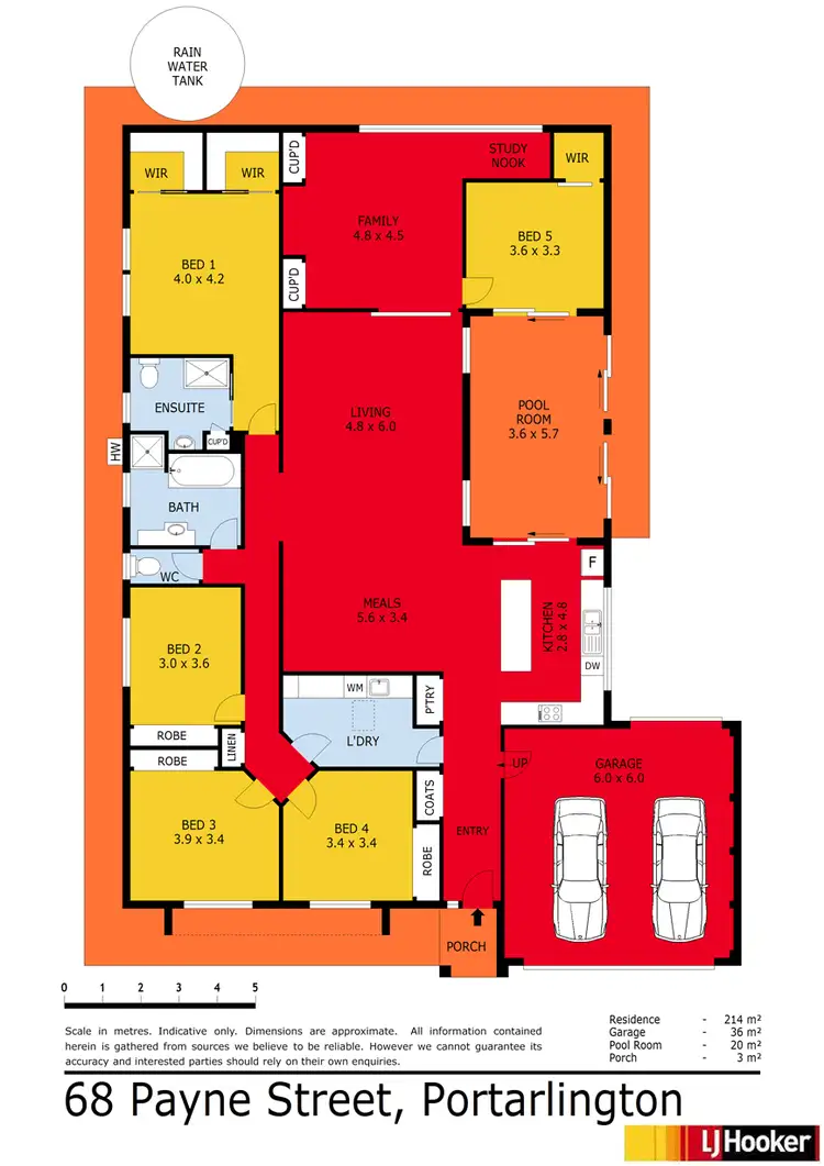 Floorplan of Homely house listing, 68 Payne Street, Portarlington VIC 3223