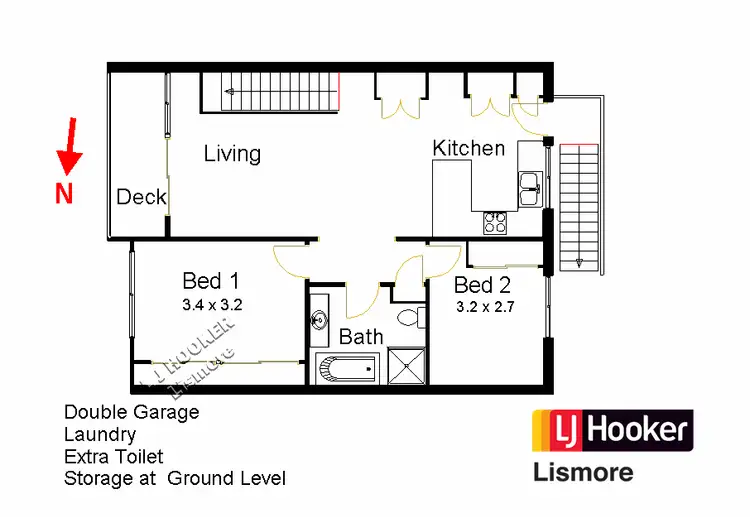 Floorplan of Homely townhouse listing, 3/5 Anstey Street, Girards Hill NSW 2480